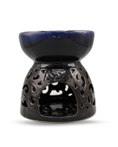 Blue And Black Ceramic Aromaburner 17Cm
