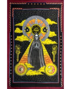 Wandkleed Heilige Dood Santa Muerte 140x210 cm