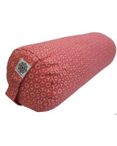 Yoga Bolster met Print - Roze