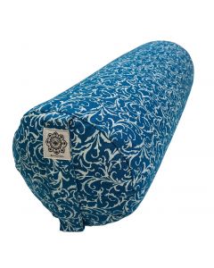 Yoga Bolster met Print - Turquoise