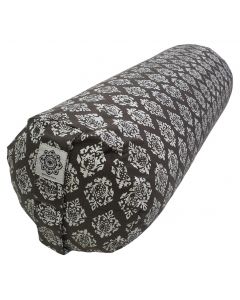 Yoga Bolster met Print - Grijs
