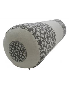 Yoga Bolster met Print - Koel Grijs