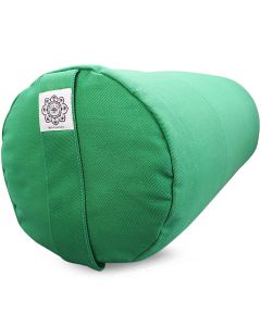 Yoga Bolster Geverfd Katoenen Twill - Effen Groen