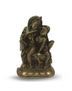 Messing Radha Krishna 16Cm