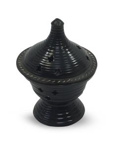 Zwarte Metalen Pot Wierookbrander