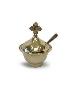 Messing Wierookbrander met Lepel (12cm)