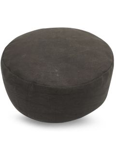 Meditatiekussen stonewash grijs 36x17cm