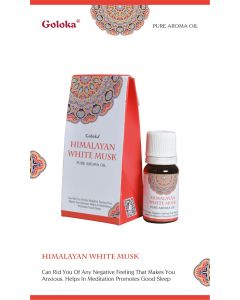 Goloka fragrance oil Himalayan White Musk 10ml
