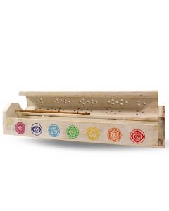 Witte Doos Wierookhouder 7 Chakra 30 cm