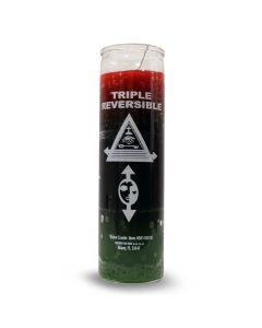 Triple Reversible Red/Black/Green Screened glass