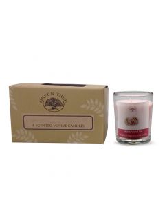 Geurkaars votives Rose Vanilla 55gr.