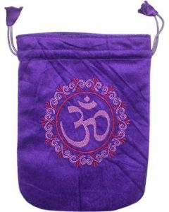 Fluwelen Tas Paars-Om