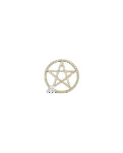 Nikkel Pentagram 20 Cm