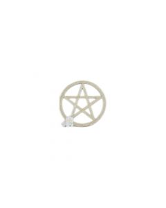 Nikkel Pentagram 25 Cm