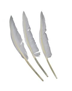Zwaan blade 28 -32 cm wit