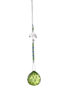 Glazen Kristal Geslepen Glas Kraal Levensboom Green 6 