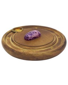 Amethist Mango hout wierook houder
