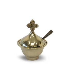 Messing Wierookbrander met Lepel (12cm)