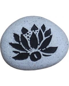 Geslepen Kiezels Lotus (3.5 Dia)