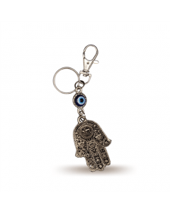 Sleutelhanger met boze oog en Fatima hand