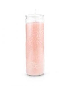 Glazen Kaars Roze