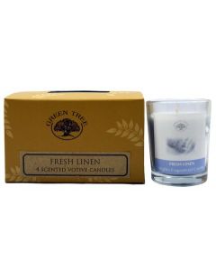 Geurkaars votives Fresh Linen 55gr.