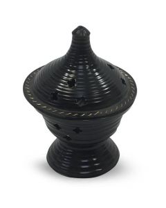 Zwarte Metalen Pot Wierookbrander