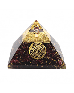 Orgoniet Piramide Granaat