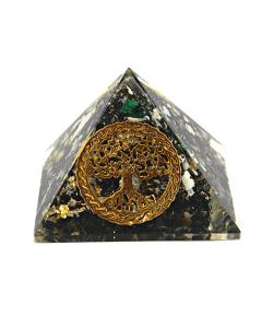 Orgoniet piramid-chrysocolla, boom des levens