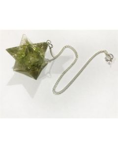 Orgoniet Pendel Merkaba Peridoot