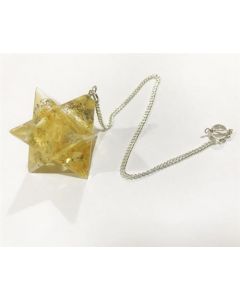 Orgoniet Pendel Merkaba Citrien