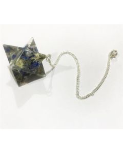 Orgoniet Pendel Merkaba Lapis