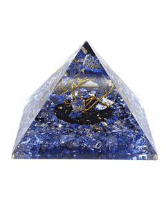Lapis Lazuli Orgone Piramide met Mus