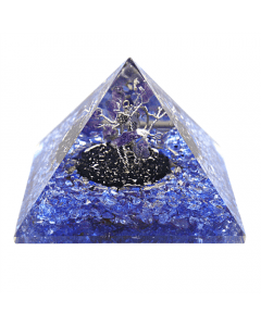 Amethist  Boom Orgone Piramide met Mus