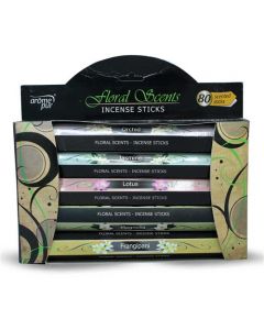 FLORAL SCENTS  Gift Pack (80 incense stks)