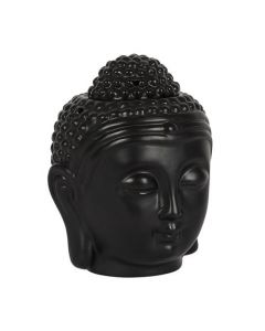Boeddha hoofd oliebrander - zwart