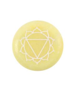 Solar Plexus Chakra Meditatie Steen (per stuk)