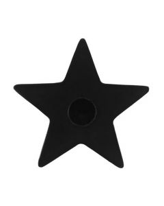 Zwart Star Spreukkaars houder