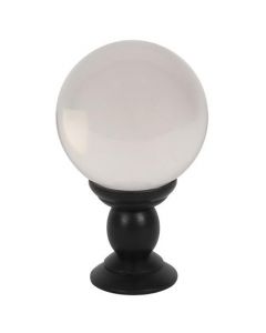 Large Clear Crystal Ball on Stand