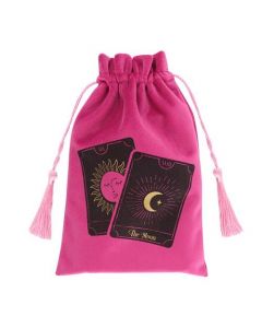 Tarot kaarten tasje roze