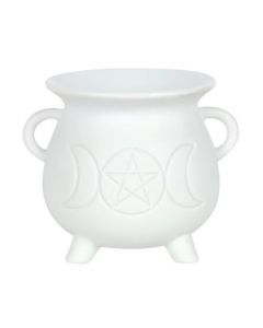 Aromabrander Heksenketel Triple Moon - Wit