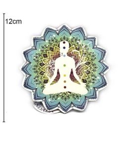 Portemonnee meditatie 12x12cm