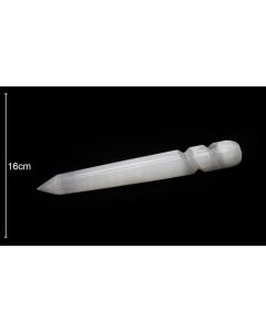 Selenite Wand Spiral 16cm