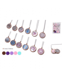 Geurketting met vilt 60cm Set van 12