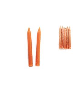 Ritueel Kaars Oranje 15cm (per 5)
