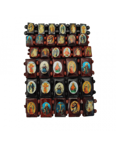 Armbandjes met heiligen- set van 10