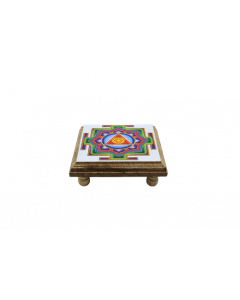 Mini Altar Table Yantra And Pentagram