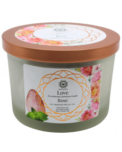 Green Tree Aromatherapy Candle Love Rose 256g