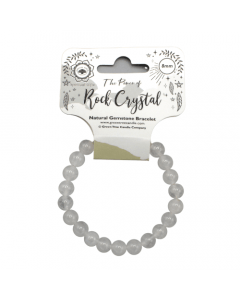 Bergkristal kralen armband 8 mm