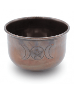 Offering Bowl Triple Moon & Star With Sand